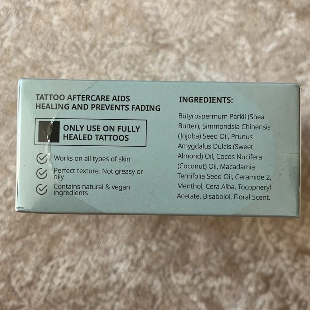 Brand New Tattoo Aftercare Balm Shea Butter Restore Body Artwork Jojoba Seed Oil